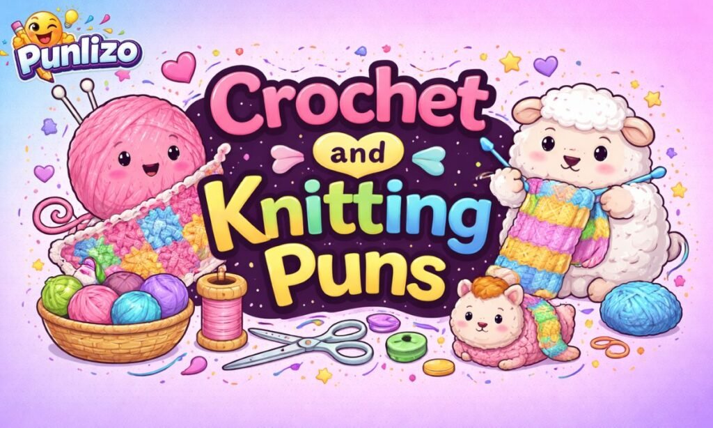 Crochet and Knitting Puns