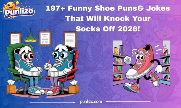 197+ Funny Shoe Puns & Jokes That Will Knock Your Socks Off 2026!