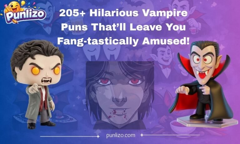 205+ Hilarious Vampire Puns That’ll Leave You Fang-tastically Amused!