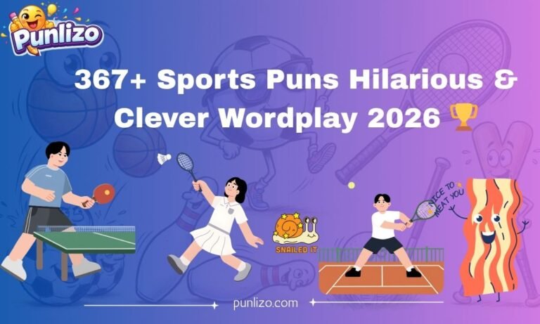 367+ Sports Puns Hilarious & Clever Wordplay 2026 🏆