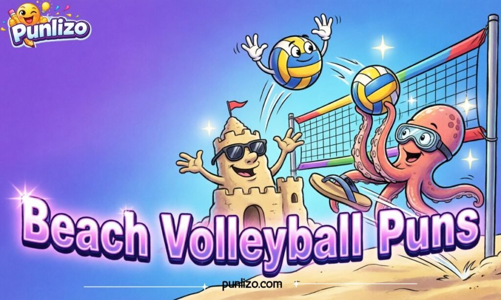 Beach Volleyball Puns