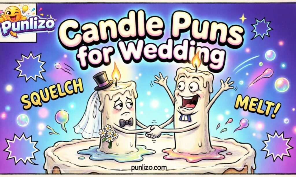 Candle Puns for Wedding