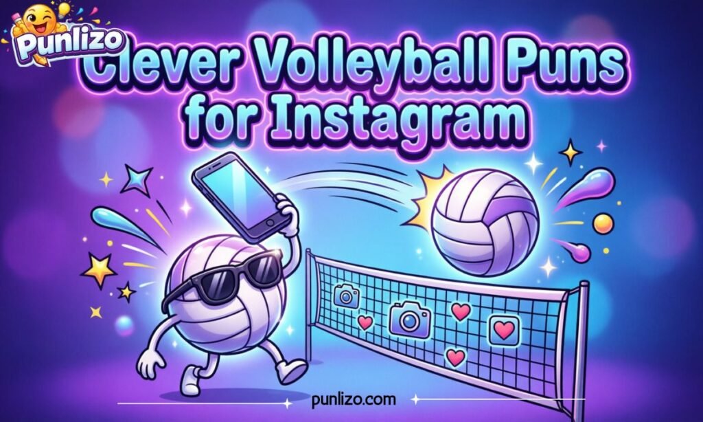 Clever Volleyball Puns for Instagram