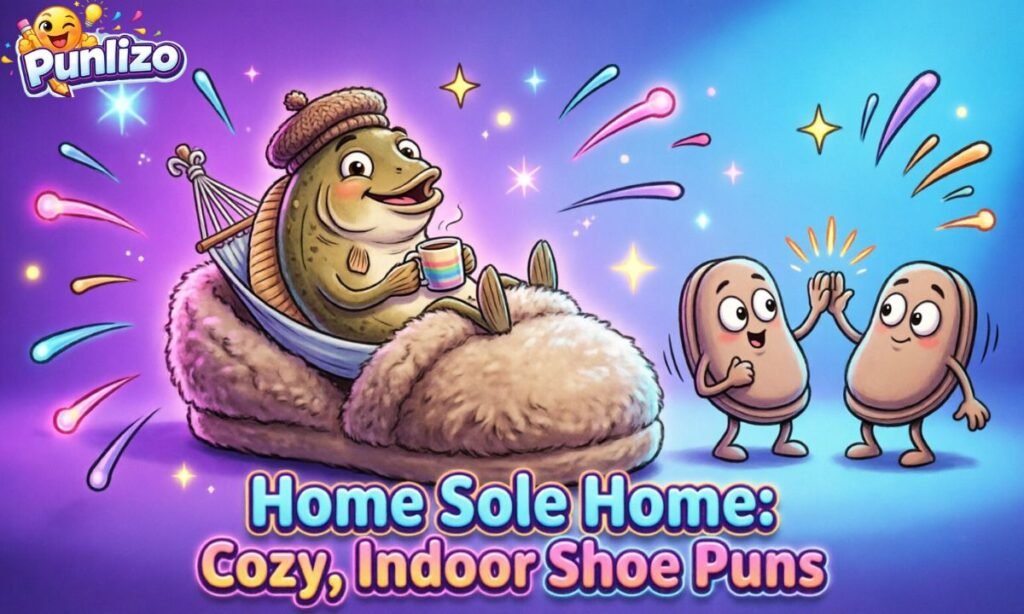 Home Sole Home Cozy, Indoor Shoe Puns