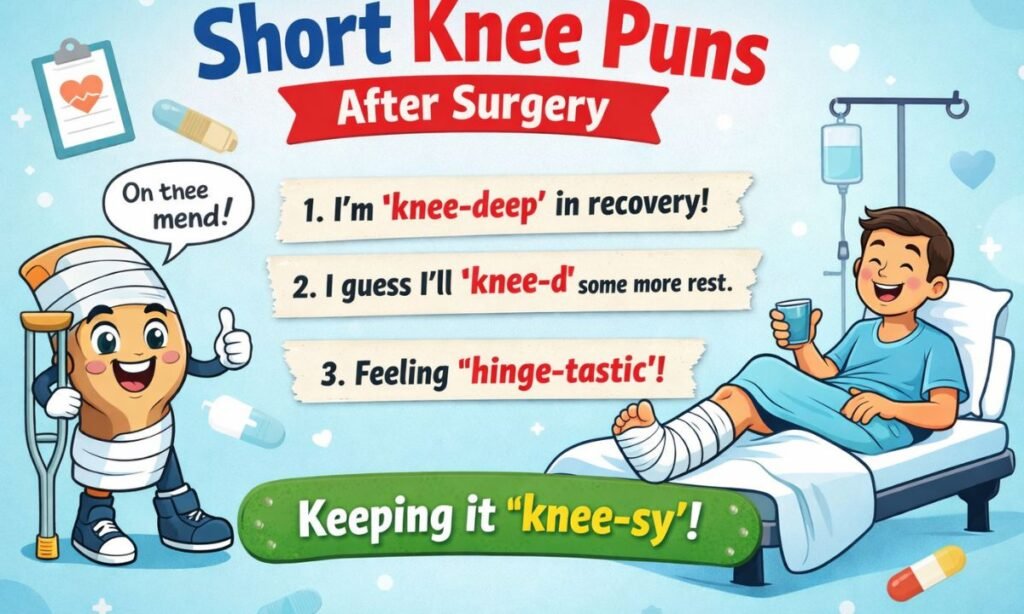 Short Knee Puns After Surgery