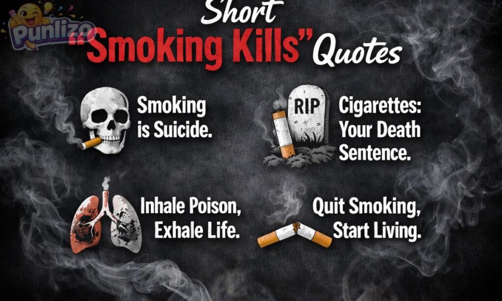 Short Smoking Kills Quotes