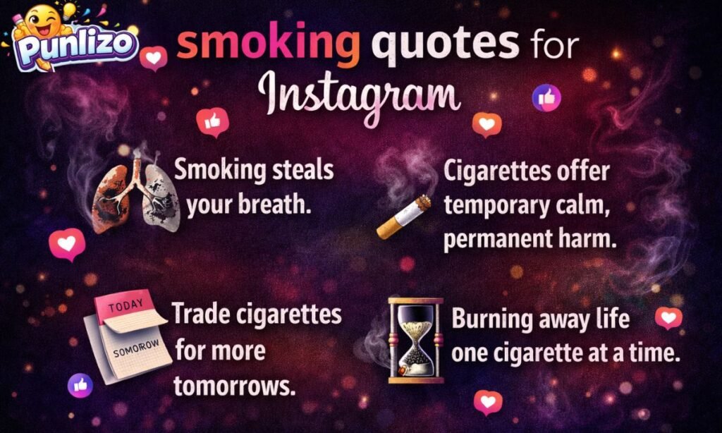 Smoking Quotes for Instagram