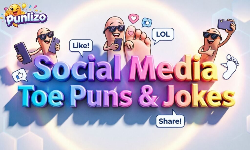 Social Media Toe Puns & Jokes