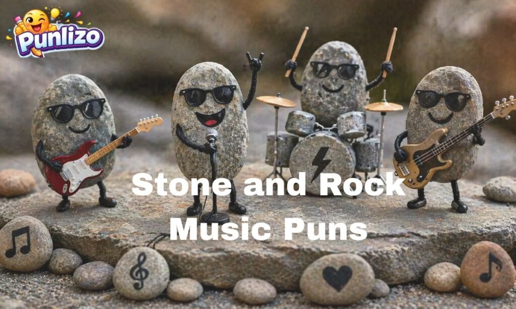 Stone and Rock Music Puns