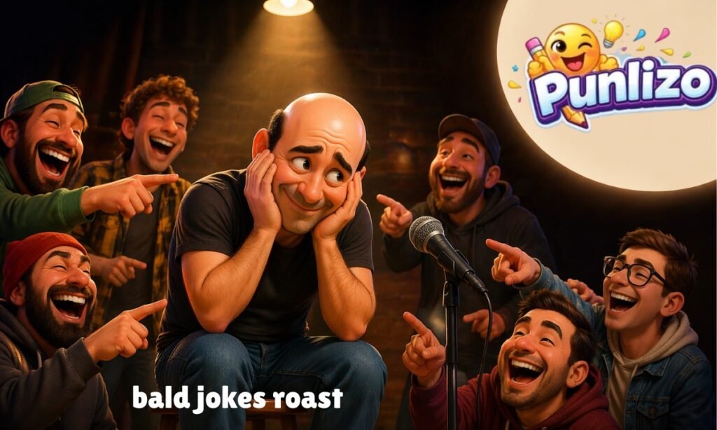 bald jokes roast