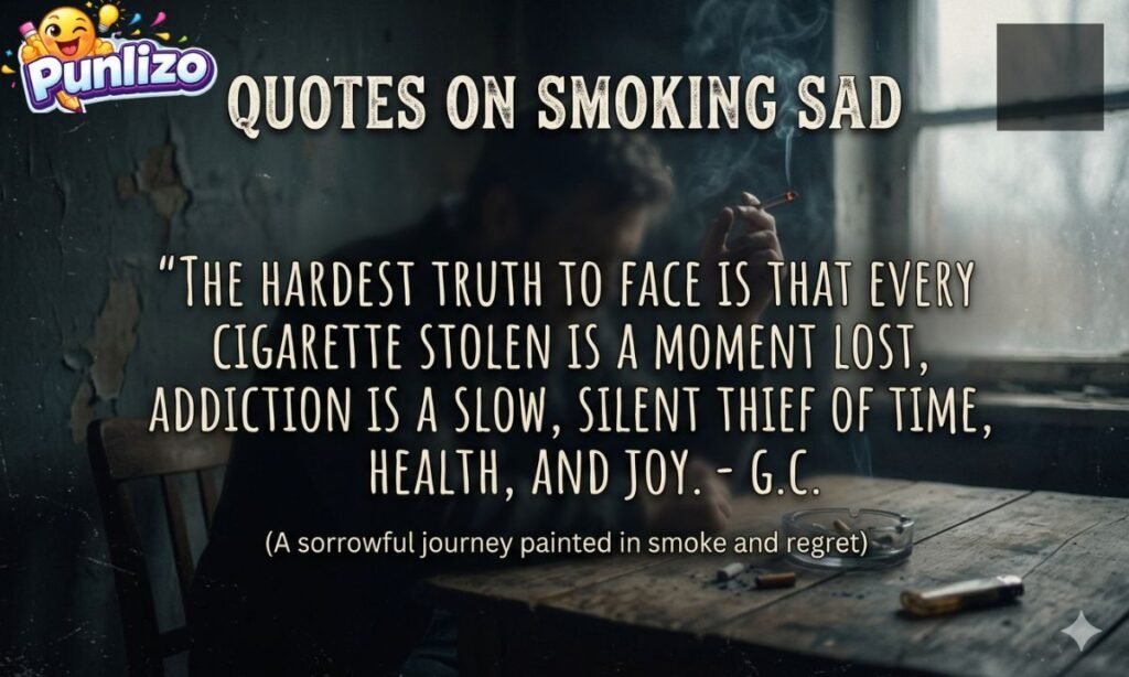 quotes on smoking sad