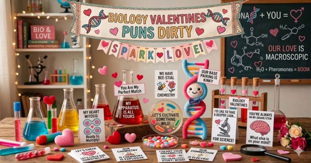 Biology Valentines Puns Dirty