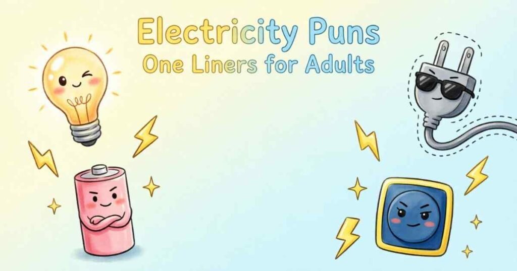 Electricity Puns One Liners for Adults
