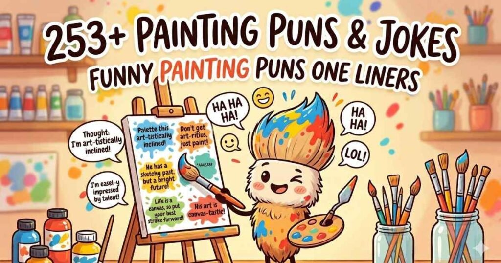 Funny Painting Puns One Liners