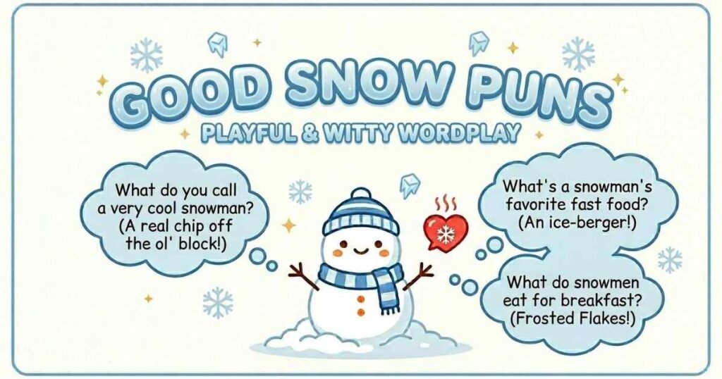 Good Snow Puns