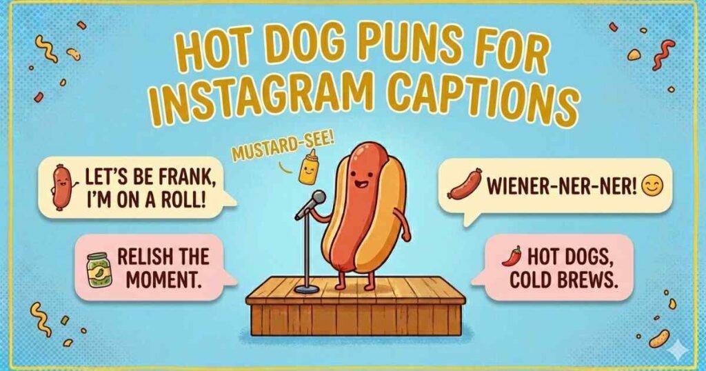 Hot Dog Puns for Instagram Captions