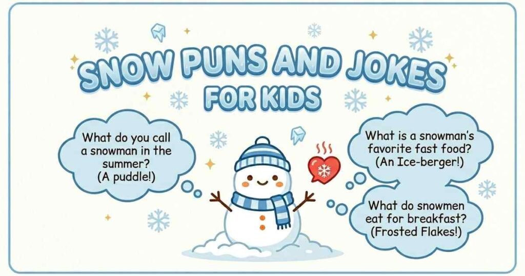 Snow Puns and Jokes for Kids