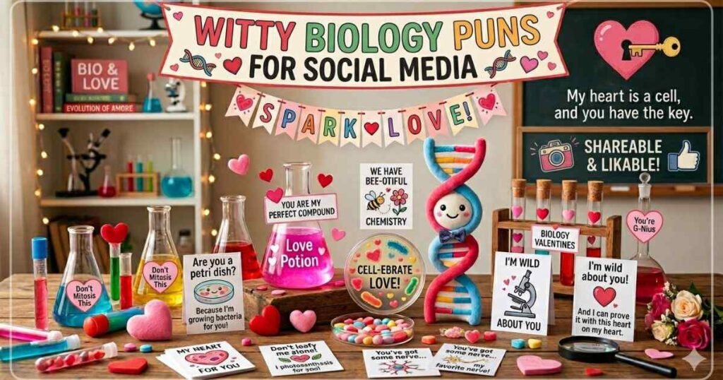 Witty Biology Puns for Social Media